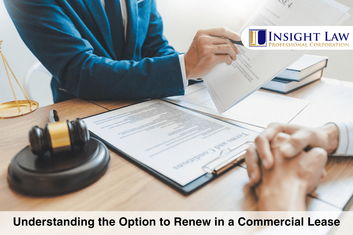 Option to Renew a Commercial Lease