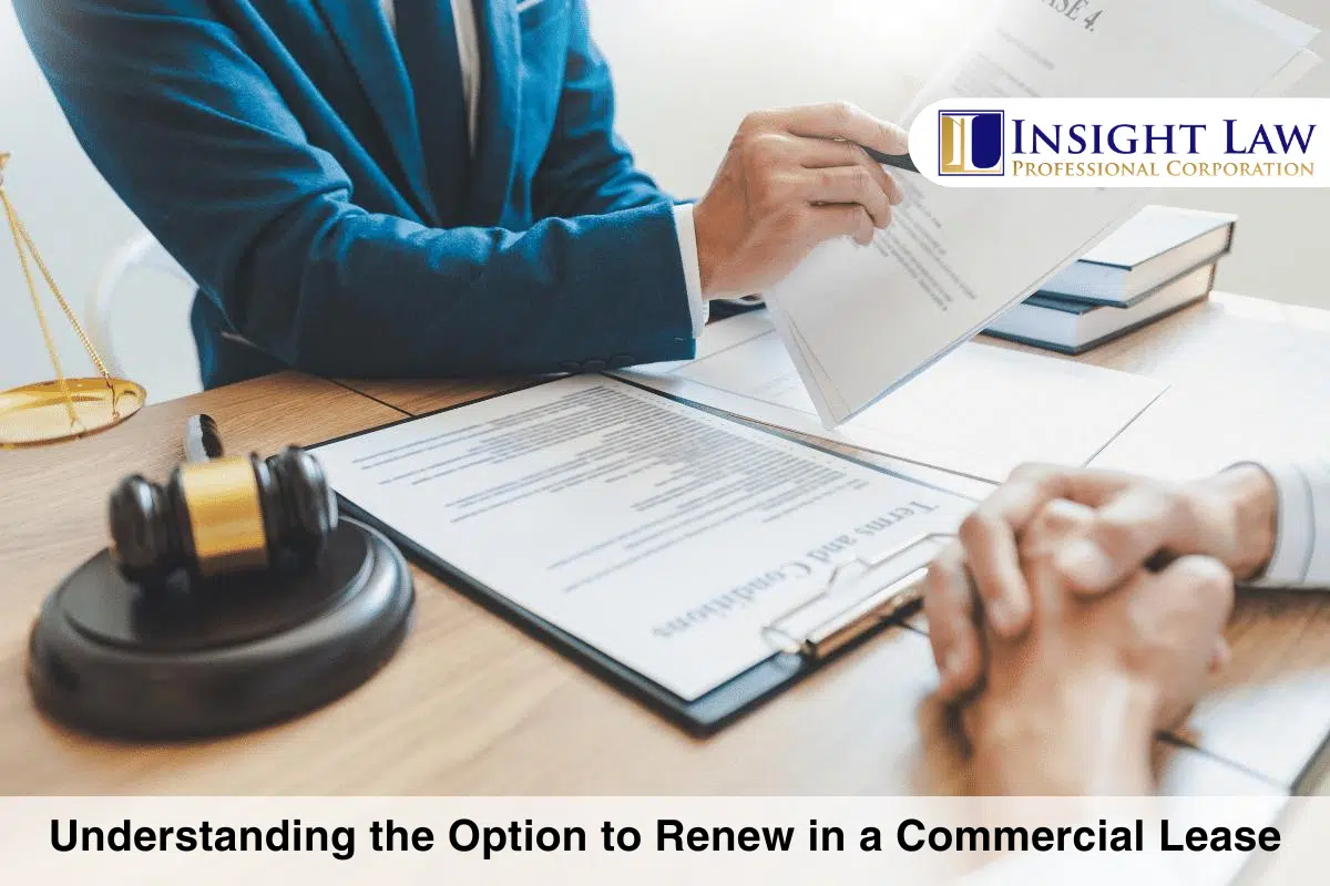 Option to Renew a Commercial Lease