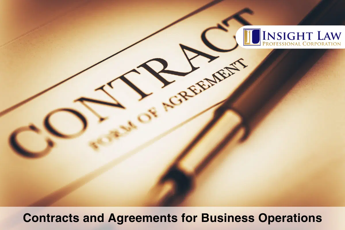 Contracts and Agreements for Business Operations