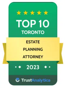 Top 10 Estate Planning Attorney Badge