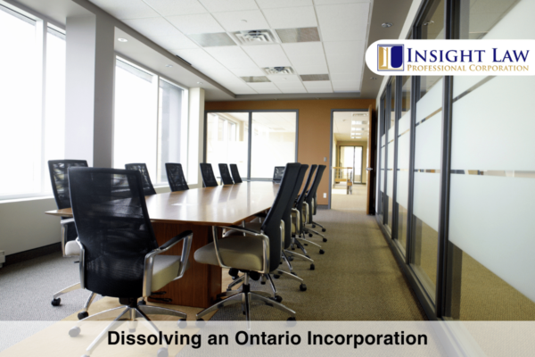 Dissolving an Ontario Incorporation