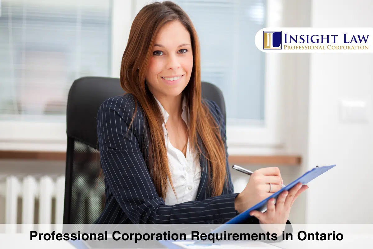 Professional Corporation Requirements in Ontario