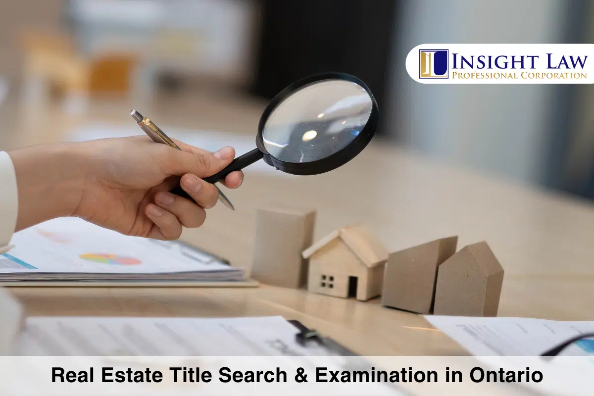 Real Estate Title Search & Examination in Ontario
