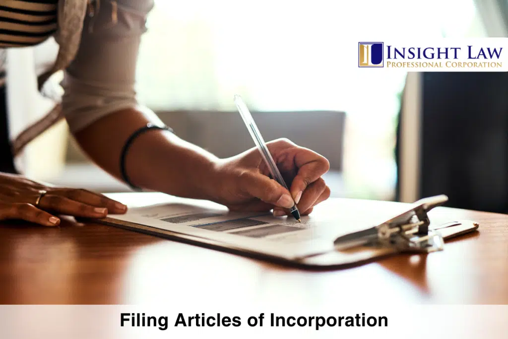 Filing Articles of Incorporation