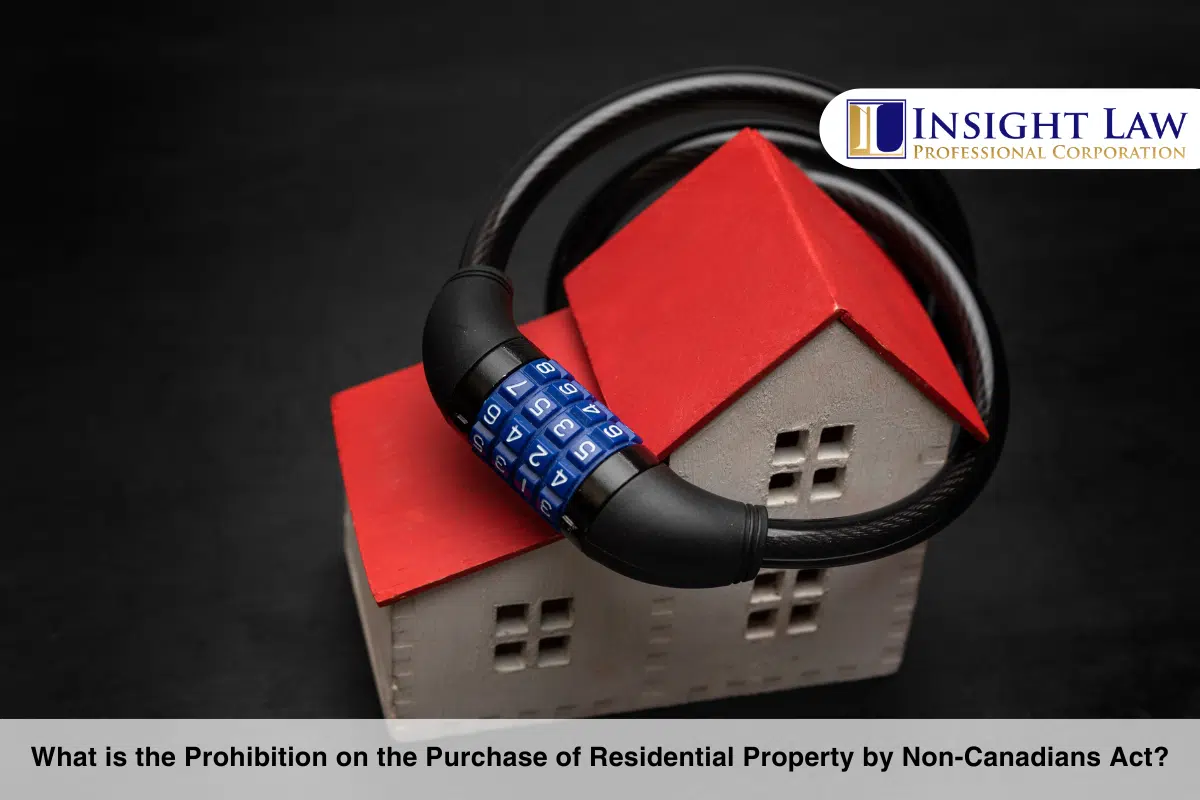 Purchase of Residential Property by Non-Canadians Act