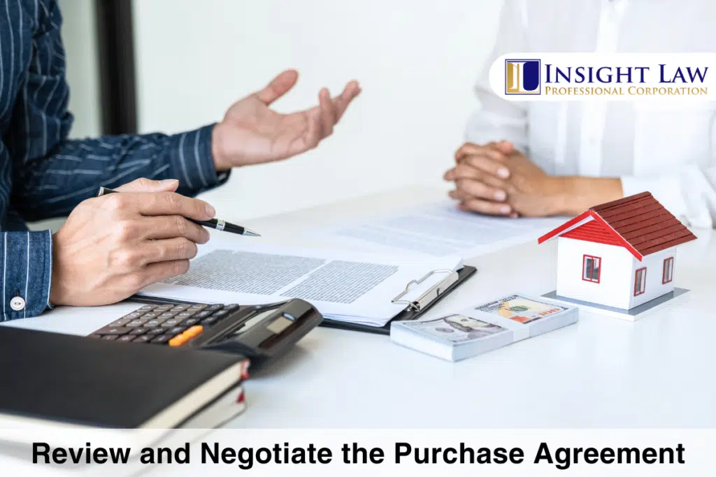 Review and Negotiate the Purchase Agreement