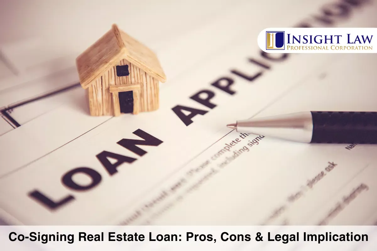 Co-Signing Real Estate Loan