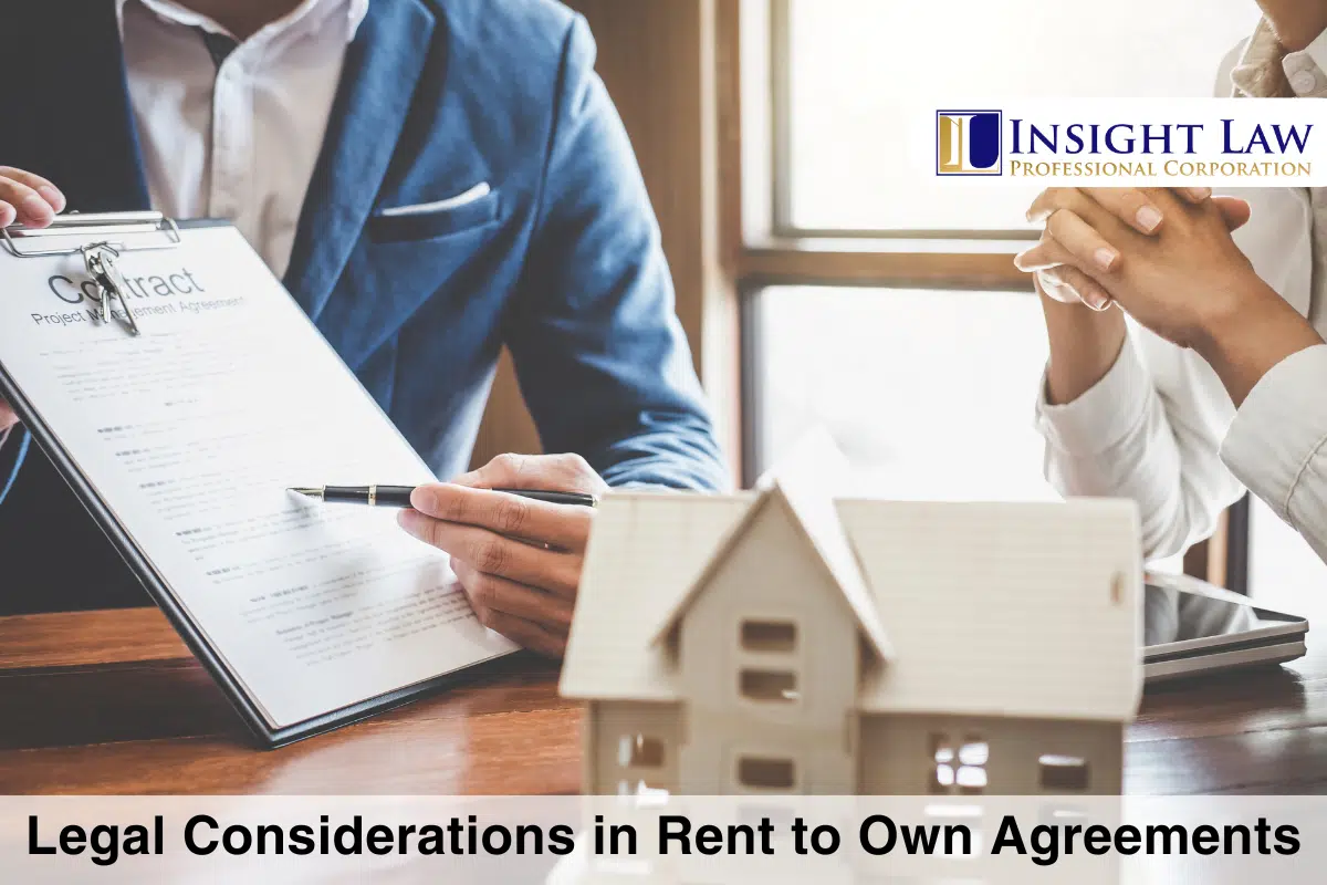 Legal Considerations in Rent to Own Agreements