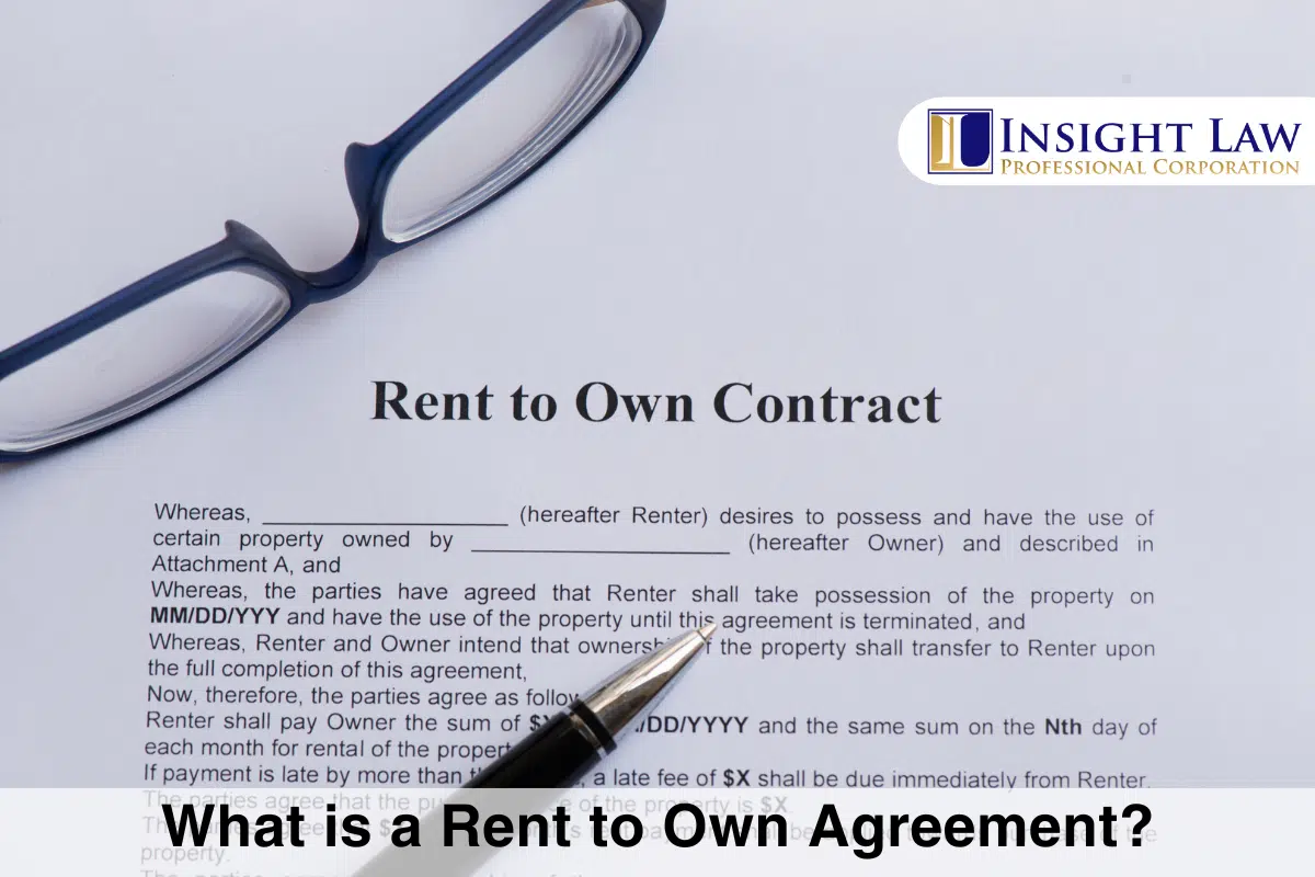 What is a Rent to Own Agreement