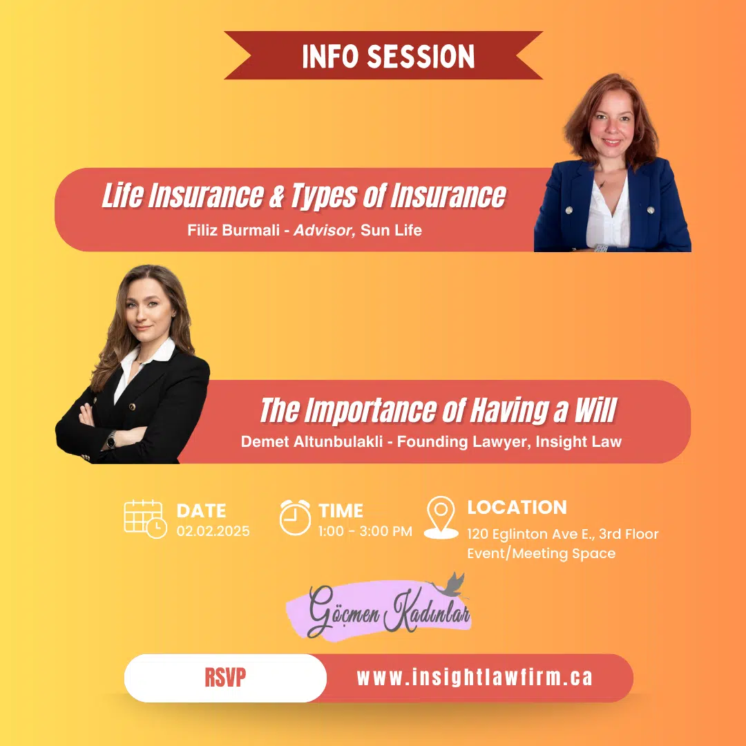 Life Insurance & Wills Info Session