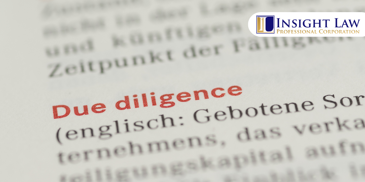 What is due diligence